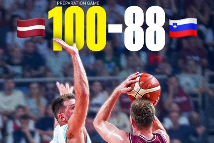 东契奇17分钟26分但伤退 波津20分 斯洛文尼亚热身赛不敌拉脱维亚