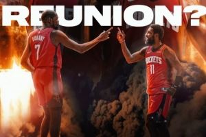 美媒发问：我们是否有可能看到杜兰特和欧文在火箭重聚👀？